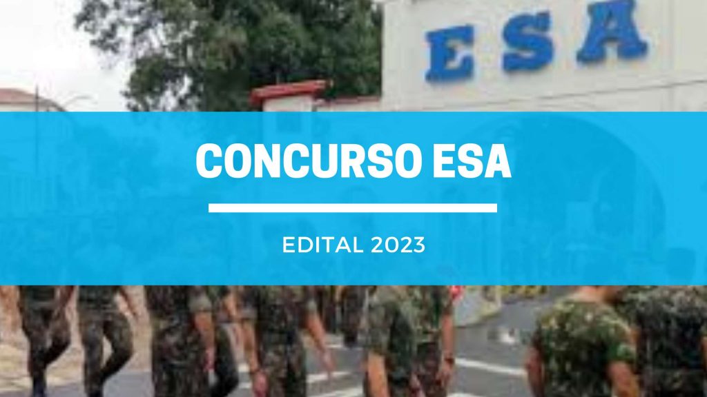 Edital ESA 2023 Download aqui Blog EnConcursos